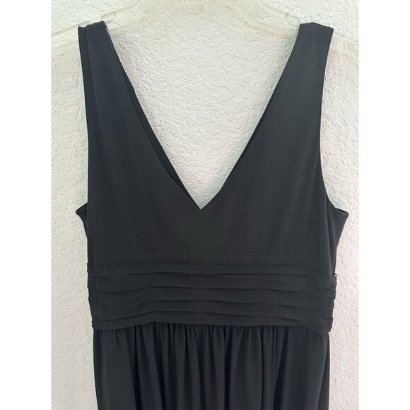 Scarlett Empire Waist Dress Size 14 Black Rhinestone‎ Trim Cocktail Whimsygoth - Picture 3 of 7